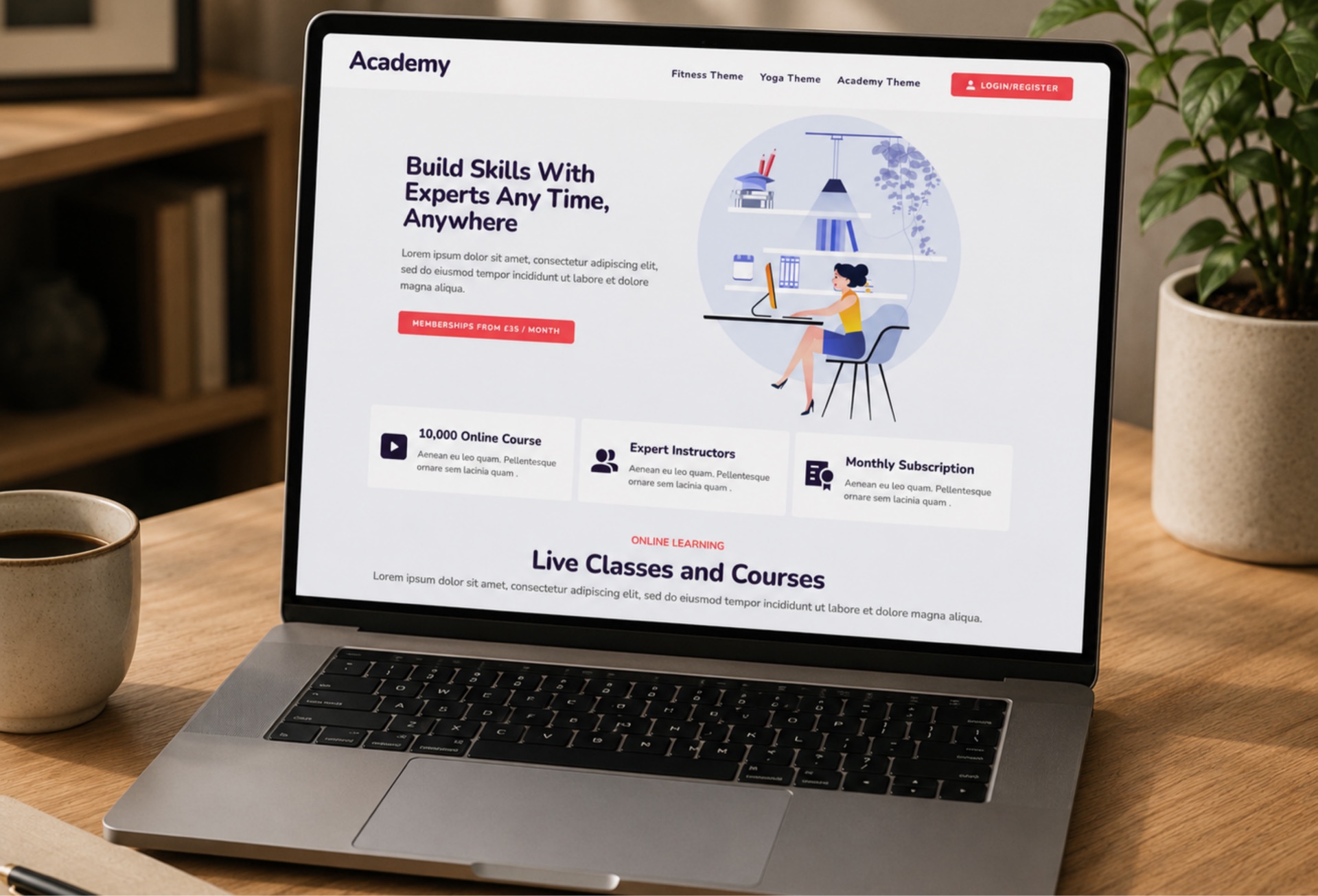 Academy Courses theme